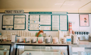 Prince Puckler's ice cream, Eugene, OR